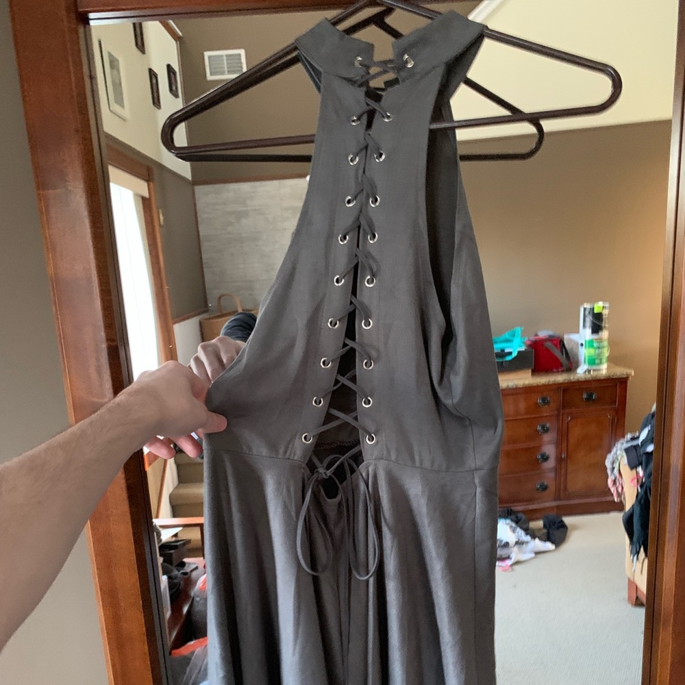 halter neck dress